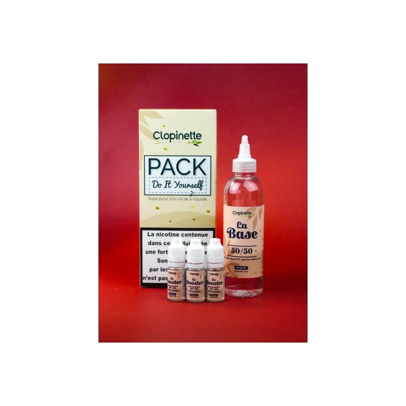 PACK DIY 200ML 50PG 50VG CLOPINETTE sur Anticlope expert en cigarettes électroniques depuis 2011