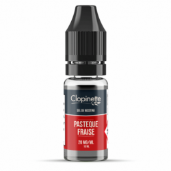 Eliquide PASTEQUE FRAISE SEL DE NICOTINE 10ML CLOPINETTE  sur Anticlope expert en cigarettes électroniques depuis 2011