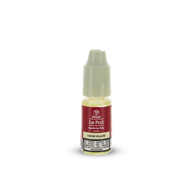 Eliquide CERISE GLACÉE SEL DE NICOTINE 10ML LE POD PULP  sur Anticlope expert en cigarettes électroniques depuis 2011