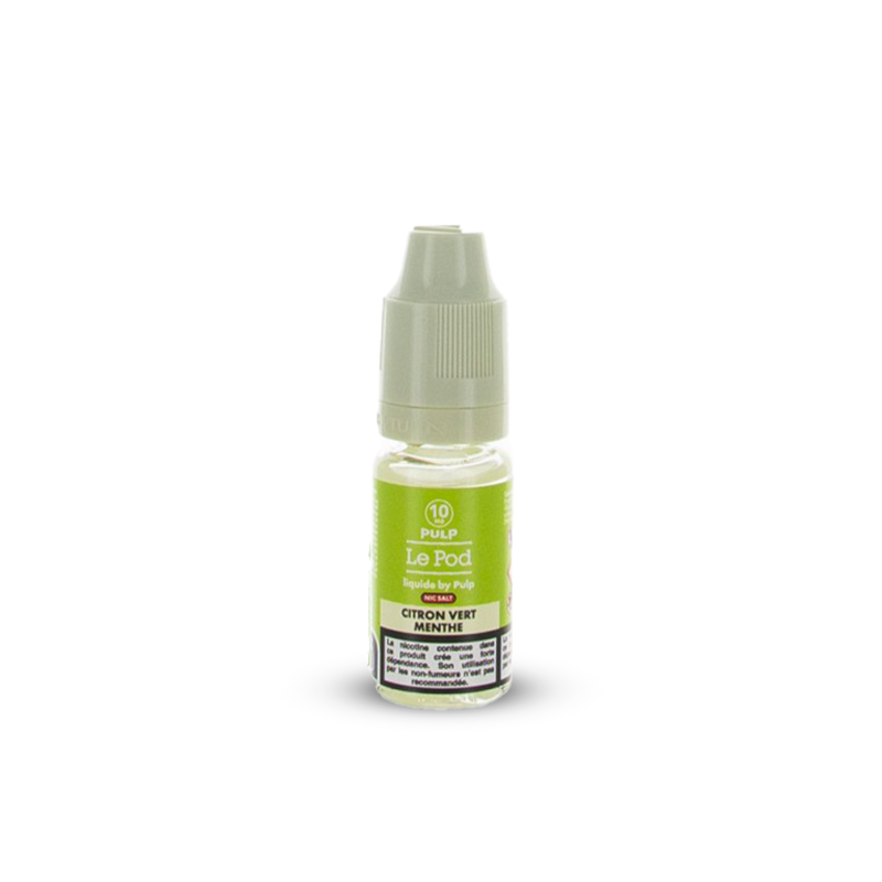 Eliquide CITRON VERT MENTHE SEL DE NICOTINE 10ML LE POD PULP  sur Anticlope expert en cigarettes électroniques depuis 2011