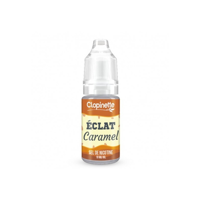 Eliquide ECLAT CARAMEL SEL DE NICOTINE 10ML  sur Anticlope expert en cigarettes électroniques depuis 2011