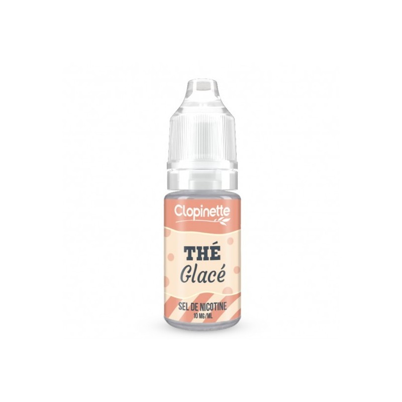 Eliquide THE GLACE SEL DE NICOTINE 10ML  sur Anticlope expert en cigarettes électroniques depuis 2011