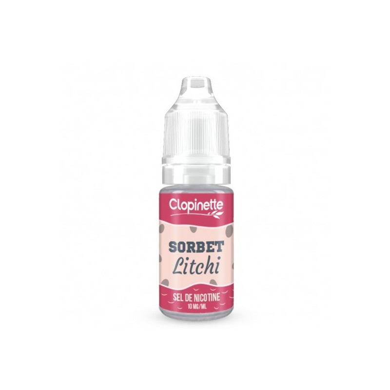 Eliquide SORBET LITCHI SEL DE NICOTINE 10ML  sur Anticlope expert en cigarettes électroniques depuis 2011