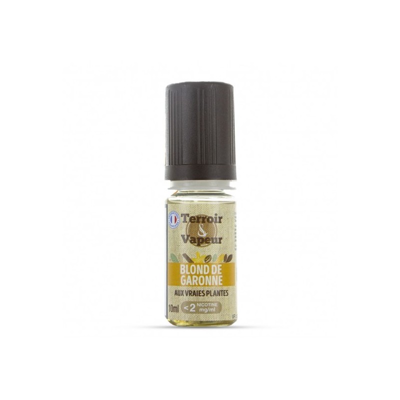 Eliquide BLOND DE GARONNE 10ML TERROIR ET VAPEUR  sur Anticlope expert en cigarettes électroniques depuis 2011