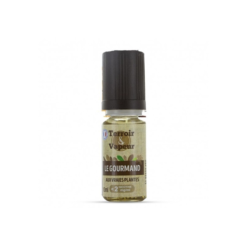 Eliquide LE GOURMAND 10ML TERROIR ET VAPEUR  sur Anticlope expert en cigarettes électroniques depuis 2011