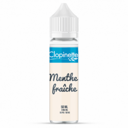 Eliquide MENTHE FRAICHE 50ML 50/50 CLOPINETTE  sur Anticlope expert en cigarettes électroniques depuis 2011