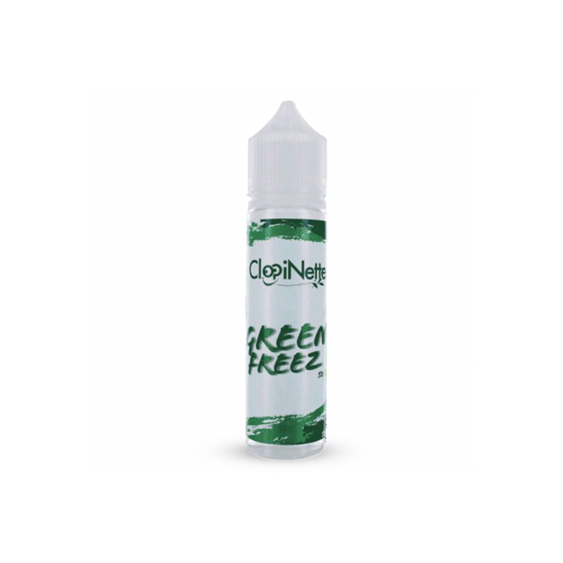 Eliquide GREEN FREEZ CLOPINETTE 50/50 50ML  sur Anticlope expert en cigarettes électroniques depuis 2011