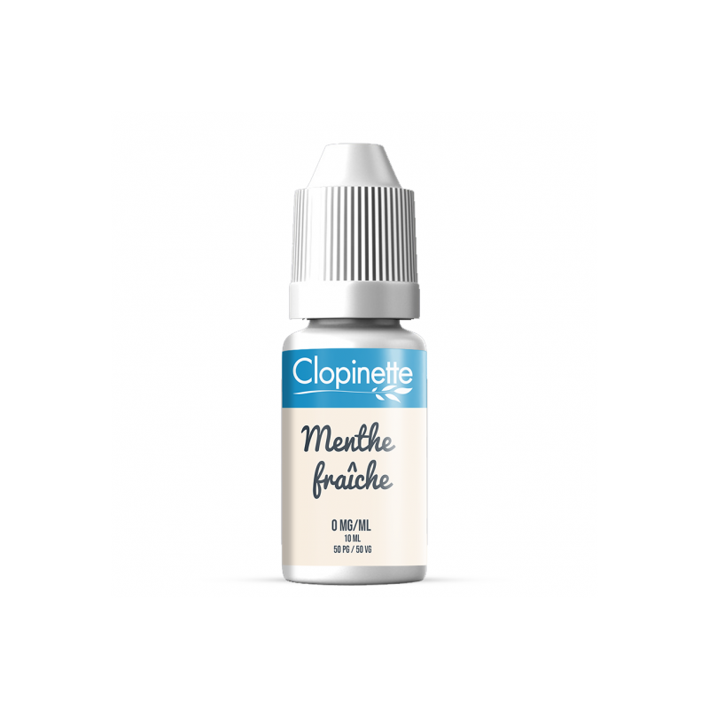 Eliquide MENTHE FRAÎCHE 10ML CLOPINETTE  sur Anticlope expert en cigarettes électroniques depuis 2011