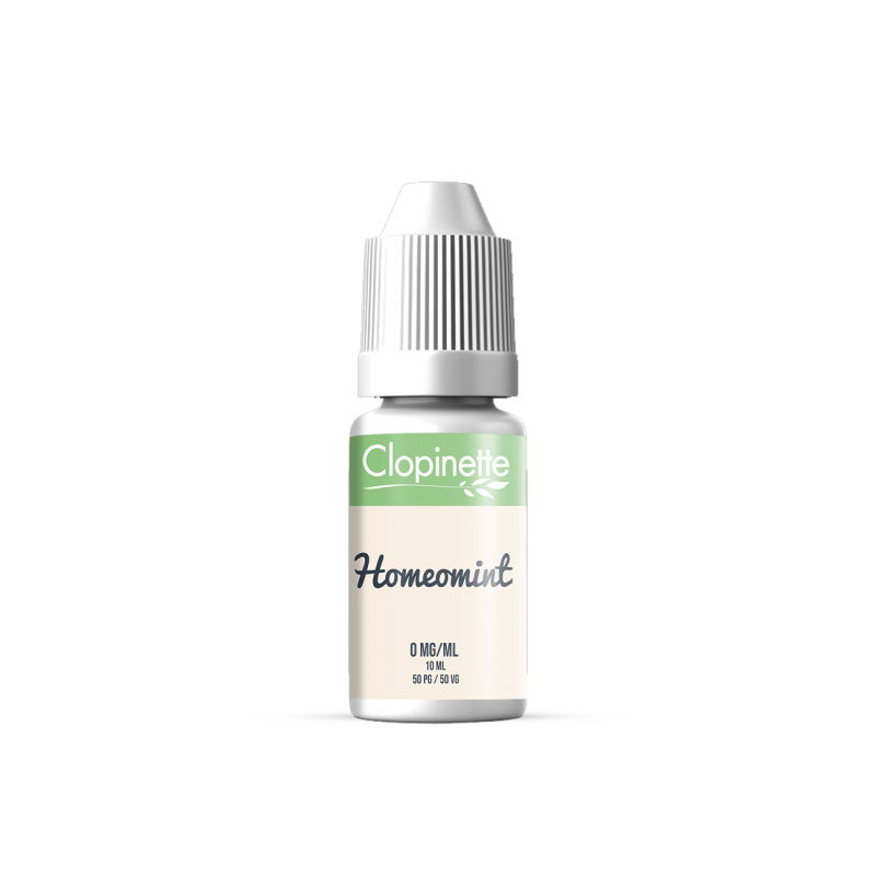 Eliquide HOMEOMINT 10ML 50/50 CLOPINETTE  sur Anticlope expert en cigarettes électroniques depuis 2011