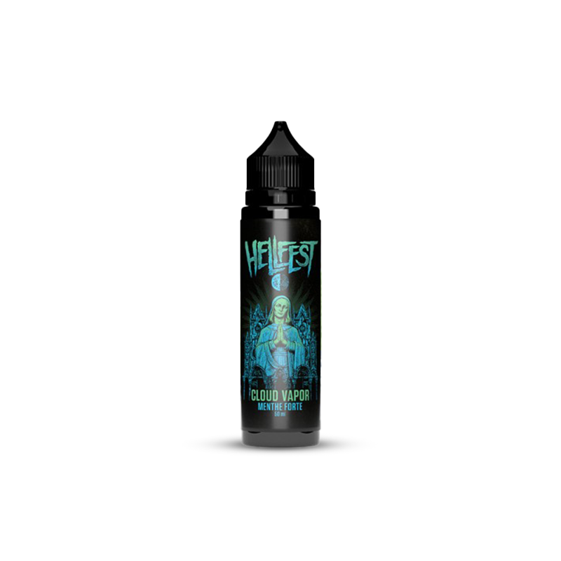 Eliquide MENTHE FORTE HELLFEST 0MG 50ML CLOUD VAPOR  sur Anticlope expert en cigarettes électroniques depuis 2011