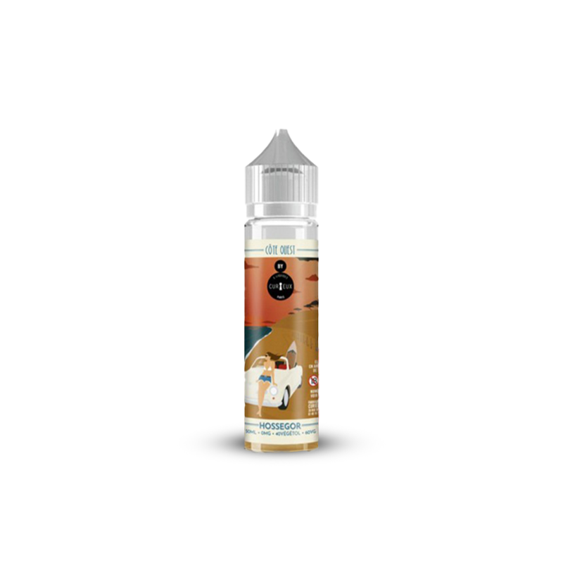 Eliquide HOSSEGOR 0MG 50ML CURIEUX  sur Anticlope expert en cigarettes électroniques depuis 2011