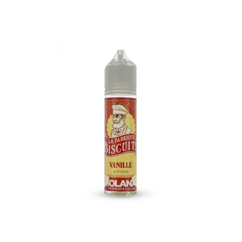 Eliquide LA FABRIQUE A BISCUITS VANILLE 0MG 50ML SOLANA  sur Anticlope expert en cigarettes électroniques depuis 2011