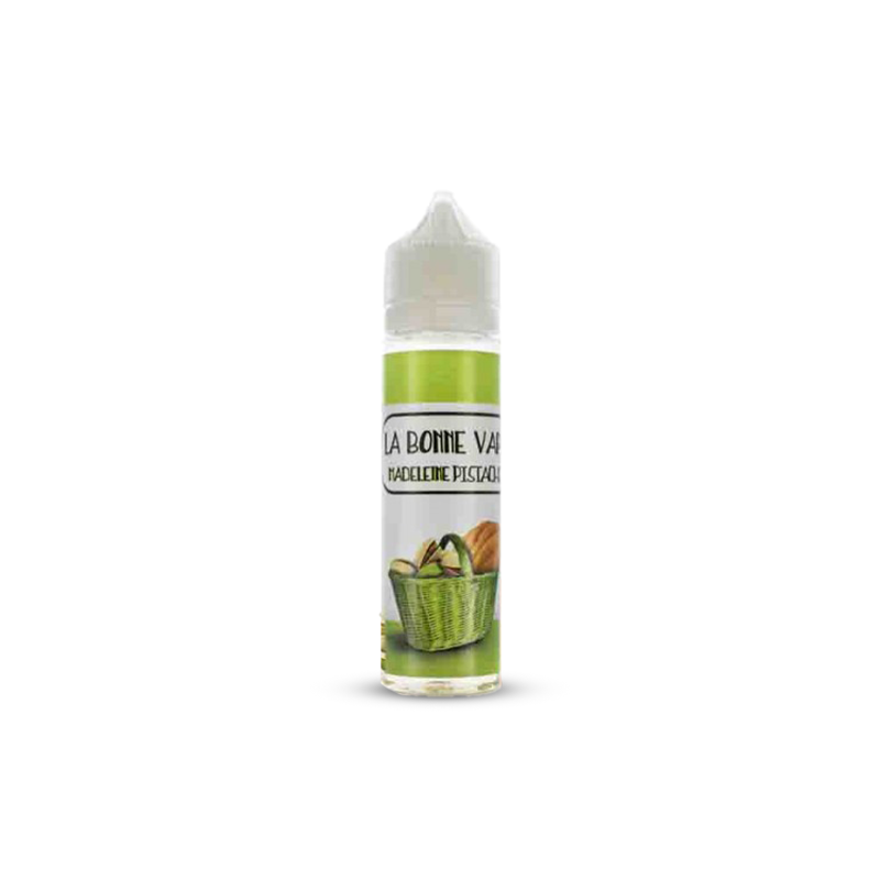 Eliquide MADELEINE PISTACCHIO 0MG 50ML LA BONNE VAPE  sur Anticlope expert en cigarettes électroniques depuis 2011