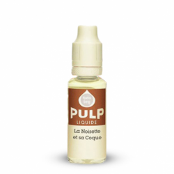 Eliquide Pulp Noisette et sa coque  sur Anticlope expert en cigarettes électroniques depuis 2011