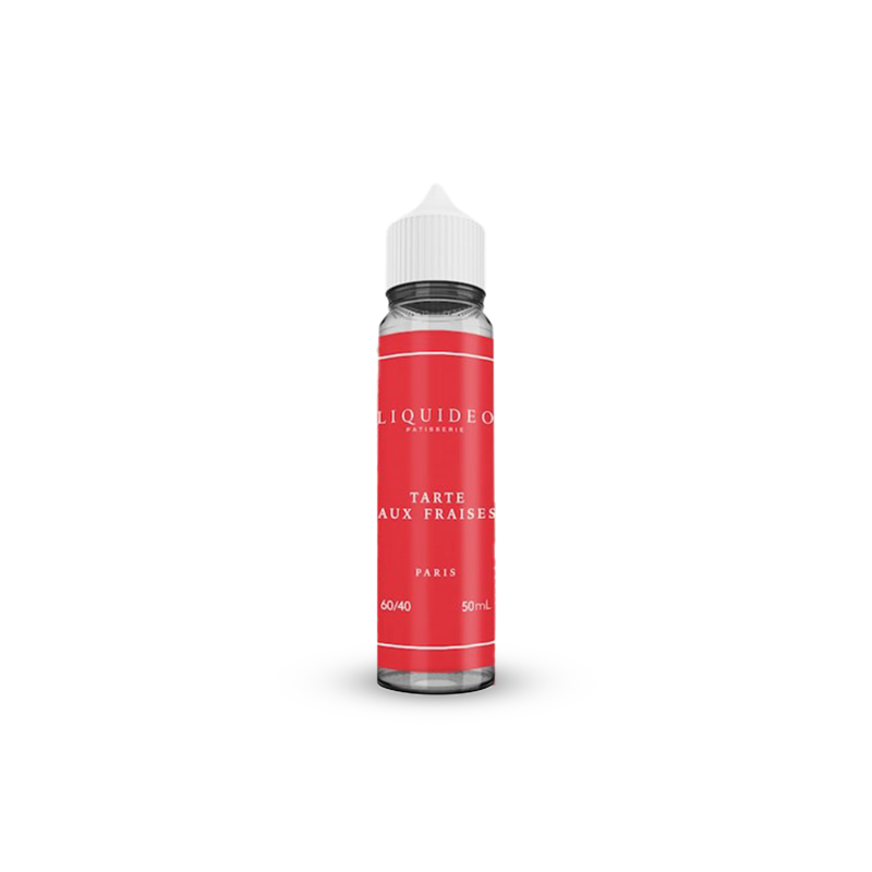 Eliquide TARTE AUX FRAISES LIQUIDEO 60/40 50 ML  sur Anticlope expert en cigarettes électroniques depuis 2011