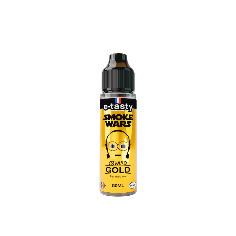 Eliquide C3VAPO GOLD 0MG 50ML SMOKE WARS ETASTY  sur Anticlope expert en cigarettes électroniques depuis 2011