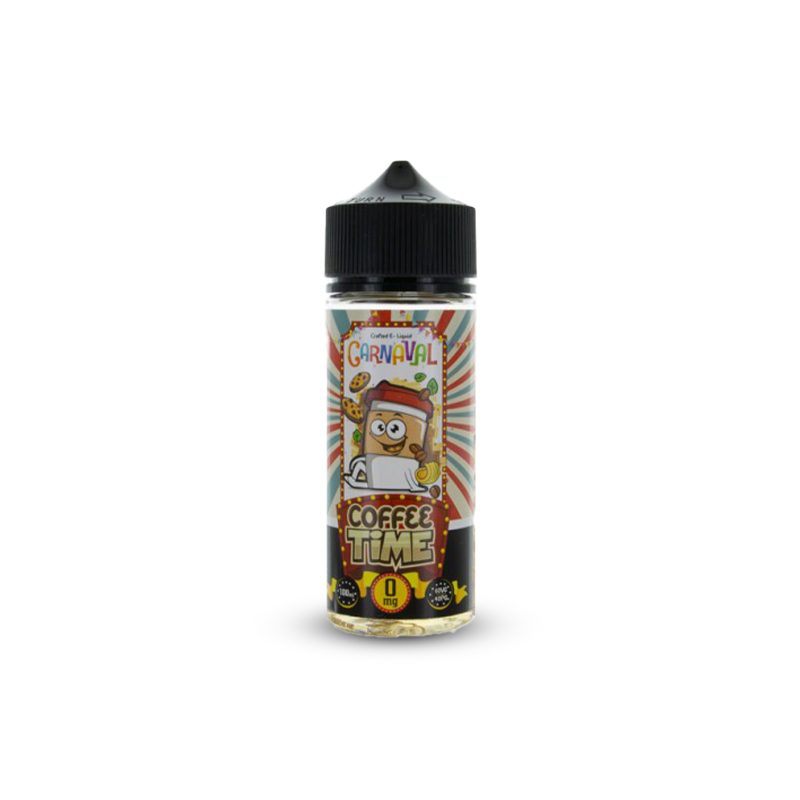 Eliquide COFFEE TIME 0MG 100ML CARNAVAL FRENCH LAB  sur Anticlope expert en cigarettes électroniques depuis 2011