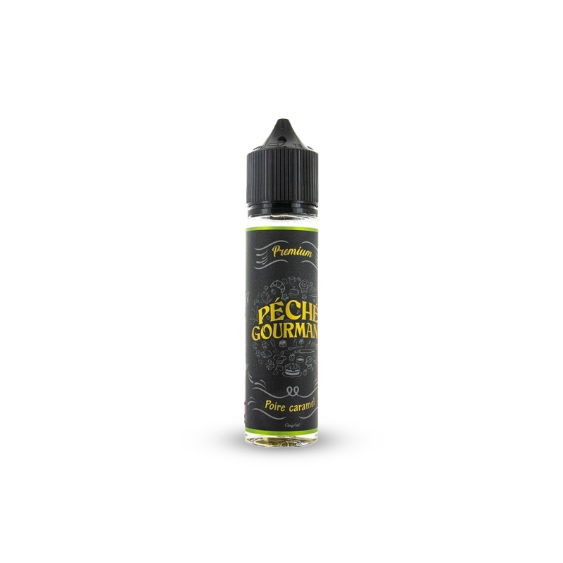 Eliquide POIRE CARAMEL 0MG 50ML PECHE GOURMAND OJ LAB  sur Anticlope expert en cigarettes électroniques depuis 2011