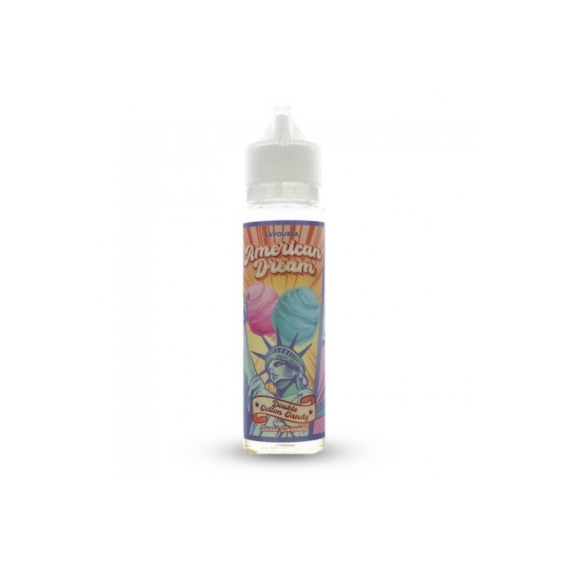 Eliquide DOUBLE COTTON CANDY 50ML AMERICAN DREAM  sur Anticlope expert en cigarettes électroniques depuis 2011