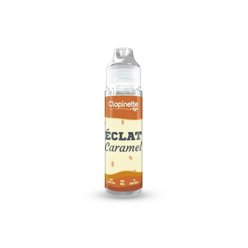 Eliquide ECLAT CARAMEL 50ML CLOPINETTE  sur Anticlope expert en cigarettes électroniques depuis 2011