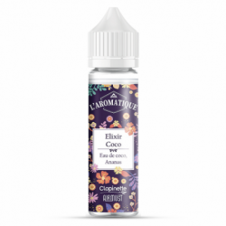 Eliquide ELIXIR COCO L'AROMATIQUE 50 ML CLOPINETTE  sur Anticlope expert en cigarettes électroniques depuis 2011