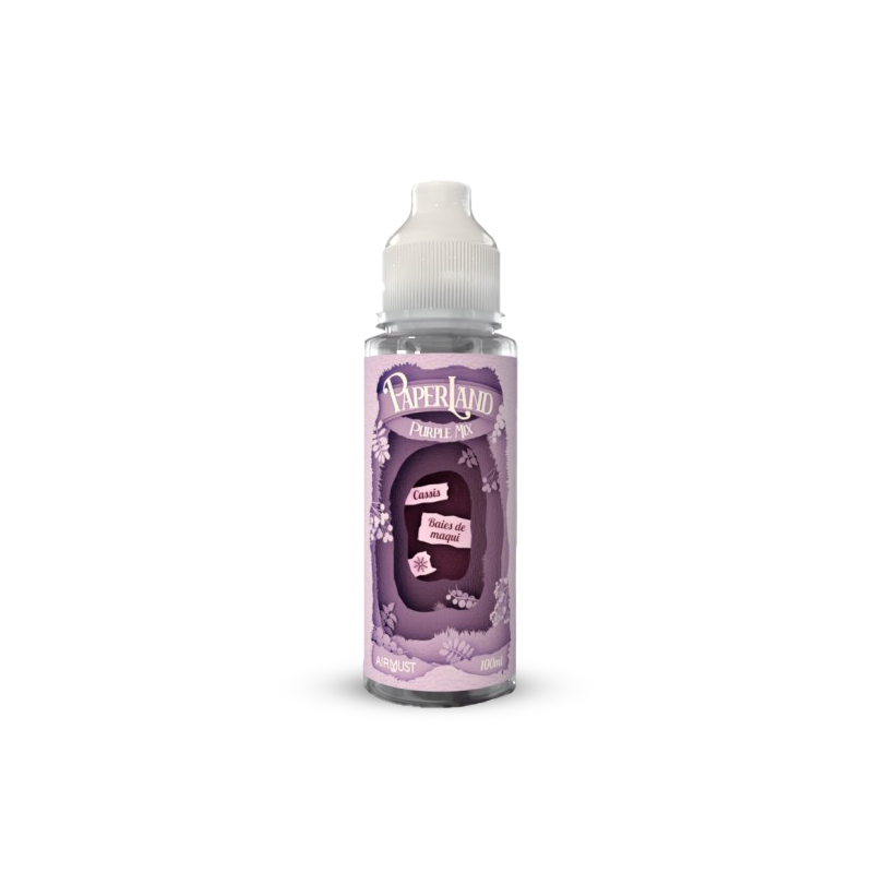 Eliquide PURPLE MIX 0MG 100ML PAPERLAND AIRMUST  sur Anticlope expert en cigarettes électroniques depuis 2011