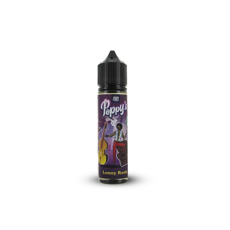 Eliquide LENNY ROCK 0MG 50ML POPPY'S MAISON FUEL  sur Anticlope expert en cigarettes électroniques depuis 2011