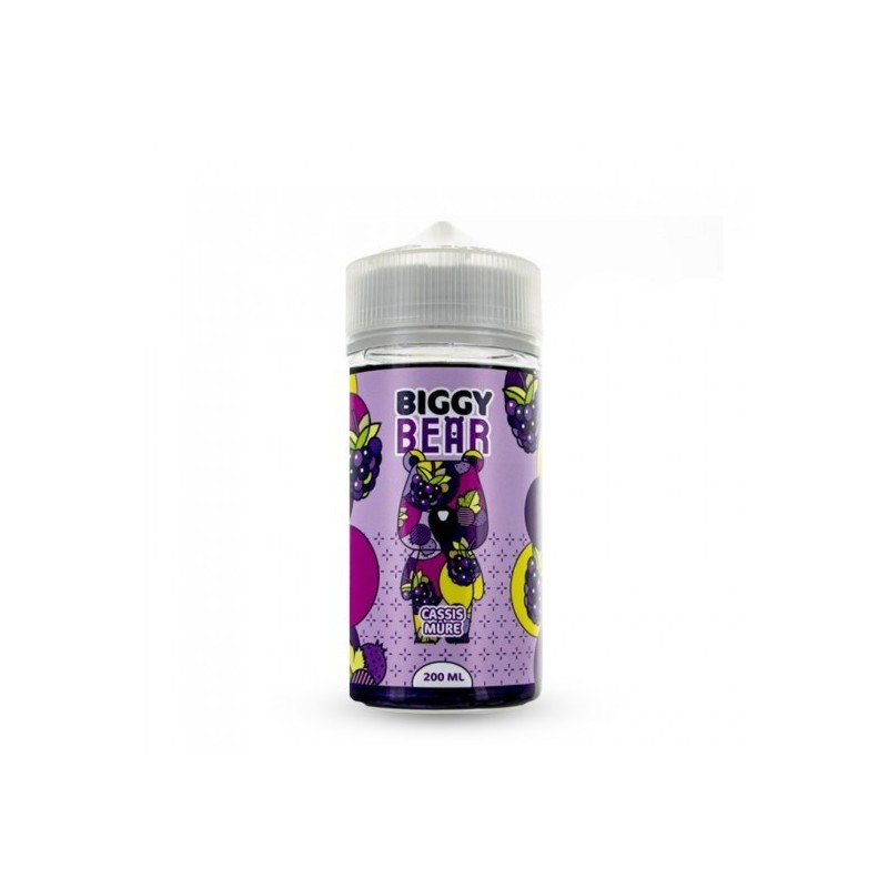 Eliquide CASSIS MURE 0MG 200ML BIGGY BEAR  sur Anticlope expert en cigarettes électroniques depuis 2011