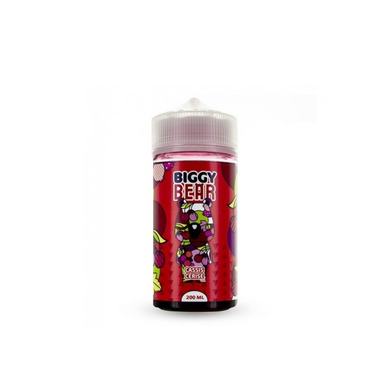 Eliquide CASSIS CERISE 0MG 200ML BIGGY BEAR  sur Anticlope expert en cigarettes électroniques depuis 2011