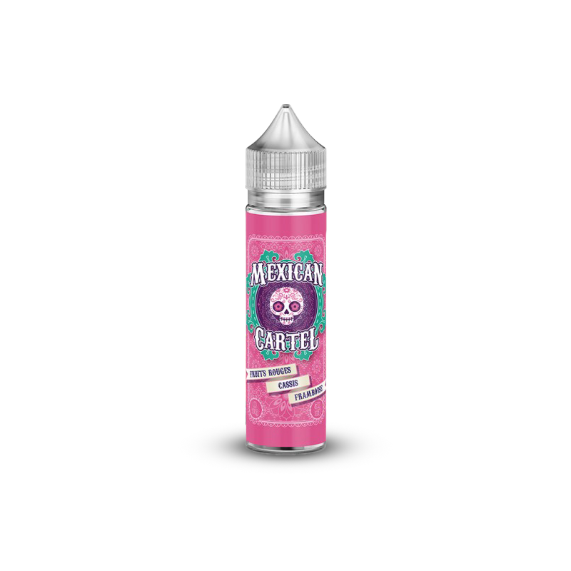 Eliquide FRUITS ROUGES CASSIS FRAMBOISE 0MG 50ML MEXICAN CARTEL  sur Anticlope expert en cigarettes électroniques depuis 2011