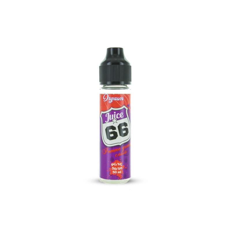 Eliquide POMME GRENADE CASSIS 0MG 50ML ORGASM JUICE 66  sur Anticlope expert en cigarettes électroniques depuis 2011