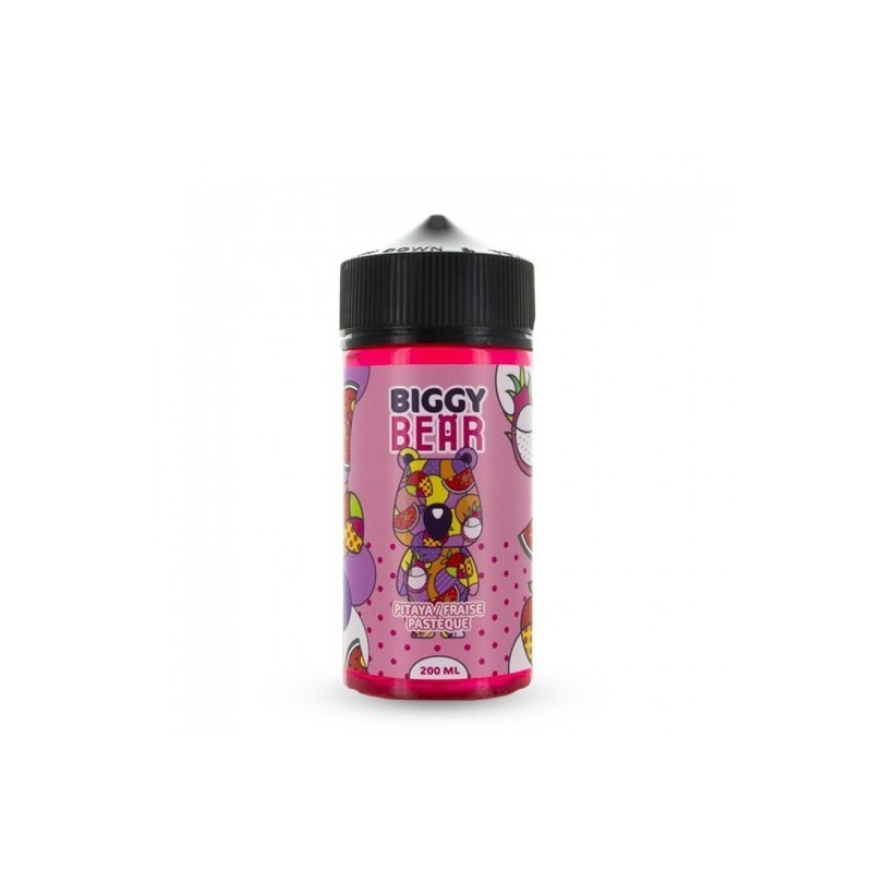 Eliquide PITAYA FRAISE PASTEQUE 0MG 200ML BIGGY BEAR  sur Anticlope expert en cigarettes électroniques depuis 2011