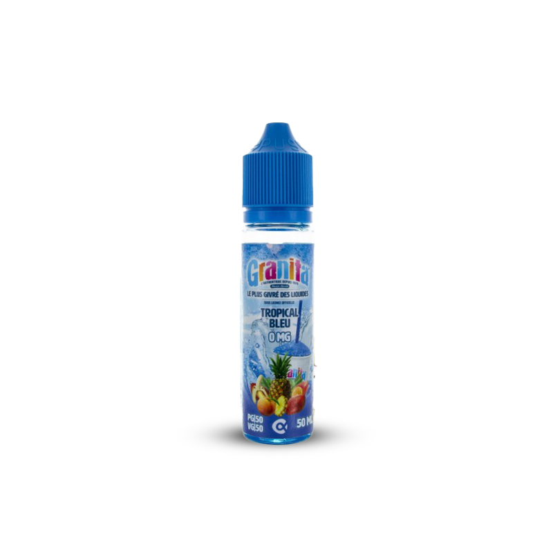 Eliquide TROPICAL BLEU GRANITA 0MG 50ML ALFALIQUID  sur Anticlope expert en cigarettes électroniques depuis 2011