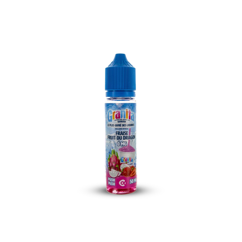 Eliquide FRAISE FRUIT DU DRAGON GRANITA 0MG 50ML ALFALIQUID  sur Anticlope expert en cigarettes électroniques depuis 2011