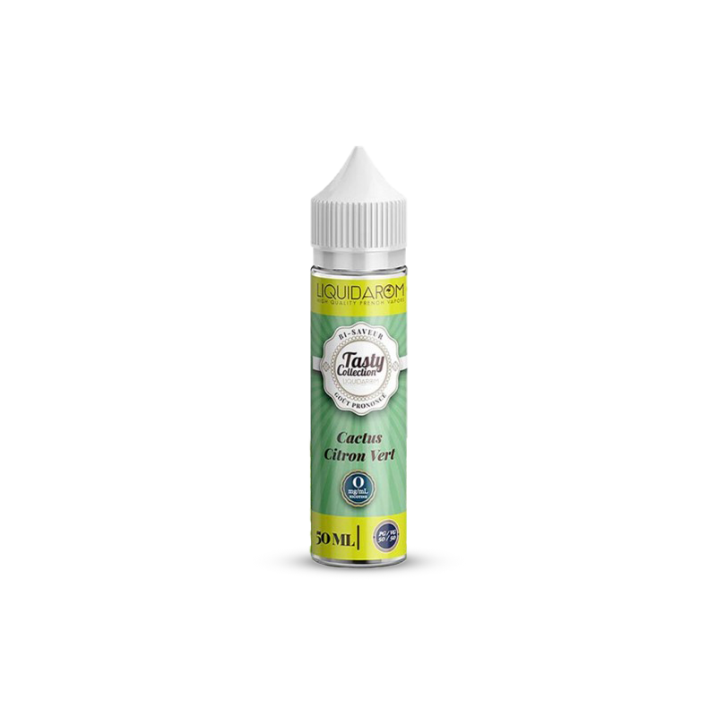 Eliquide CACTUS CITRON VERT 0MG 50ML LIQUIDAROM  sur Anticlope expert en cigarettes électroniques depuis 2011