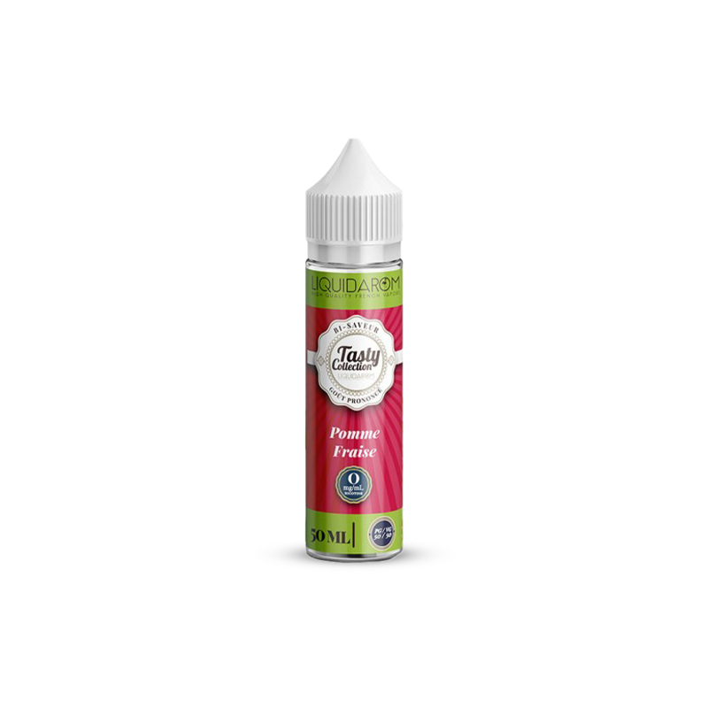 Eliquide POMME FRAISE 0MG 50ML LIQUIDAROM  sur Anticlope expert en cigarettes électroniques depuis 2011