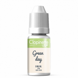 Eliquide GREEN DAY 10ML 50/50 CLOPINETTE  sur Anticlope expert en cigarettes électroniques depuis 2011