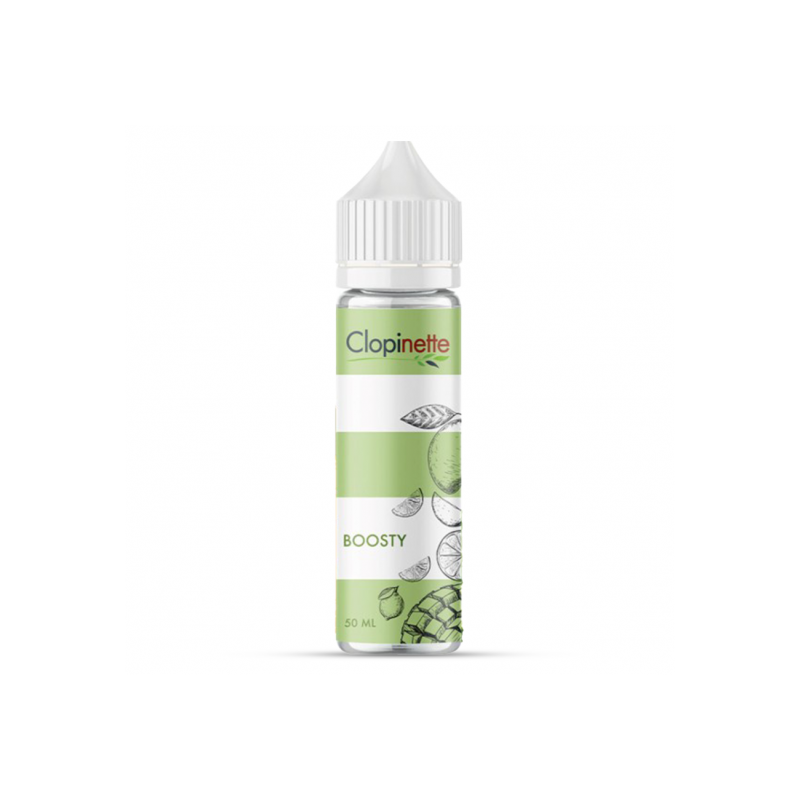 Eliquide BOOSTY CLOPINETTE 50/50 50ML  sur Anticlope expert en cigarettes électroniques depuis 2011