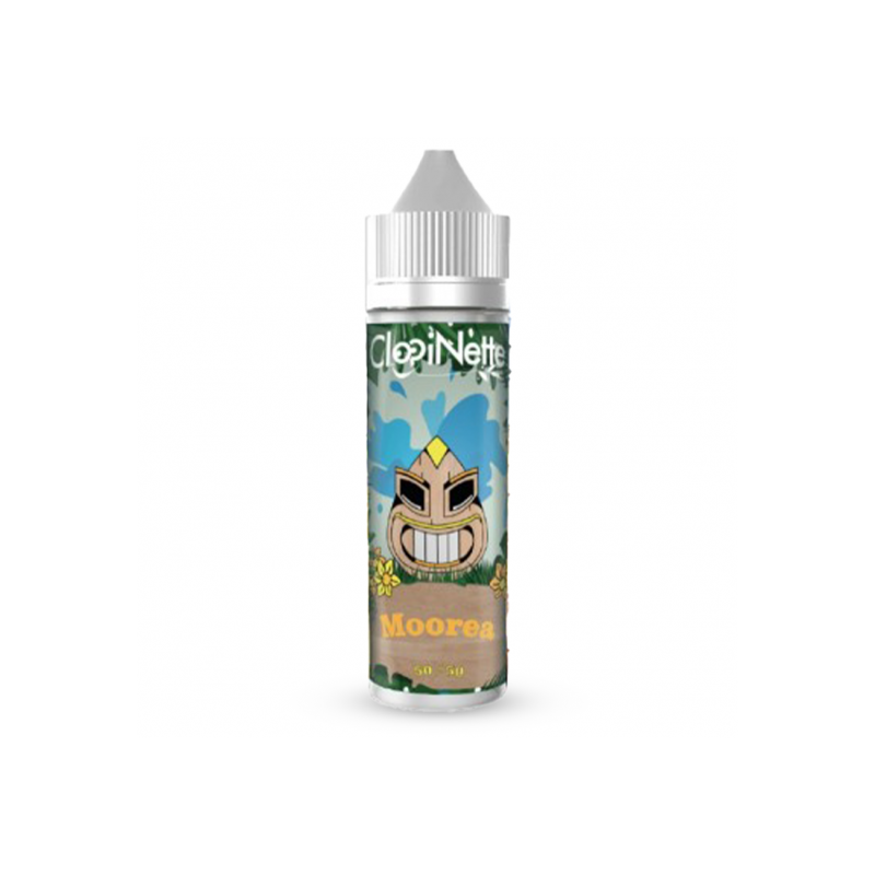 Eliquide MOOREA TIKI CLOPINETTE 50/50 50ML  sur Anticlope expert en cigarettes électroniques depuis 2011