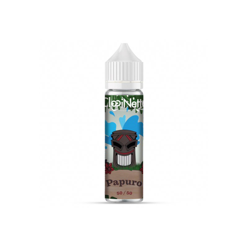 Eliquide PAPURO TIKI CLOPINETTE 50/50 50ML  sur Anticlope expert en cigarettes électroniques depuis 2011