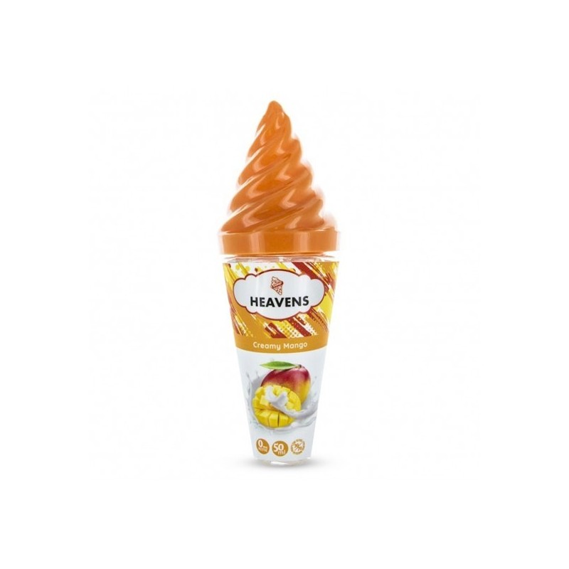 Eliquide CREAMY MANGO 50ML HEAVENS VAPE MAKER  sur Anticlope expert en cigarettes électroniques depuis 2011