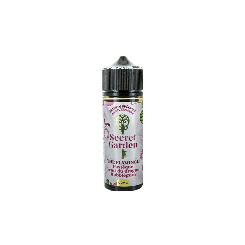 Eliquide THE FLAMINGO 0MG 100ML SECRET GARDEN  sur Anticlope expert en cigarettes électroniques depuis 2011