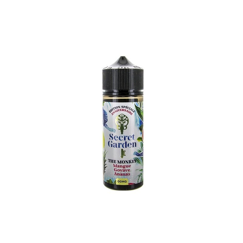 Eliquide THE MONKEY 0MG 100ML SECRET GARDEN  sur Anticlope expert en cigarettes électroniques depuis 2011