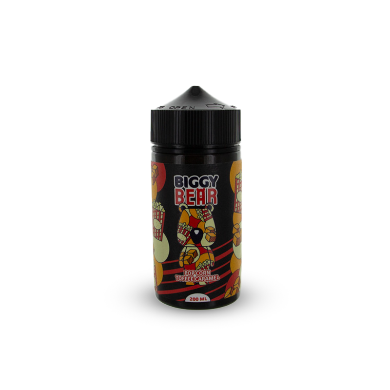 Eliquide POP CORN TOFFEE CARAMEL 200ML BIGGY BEAR  sur Anticlope expert en cigarettes électroniques depuis 2011