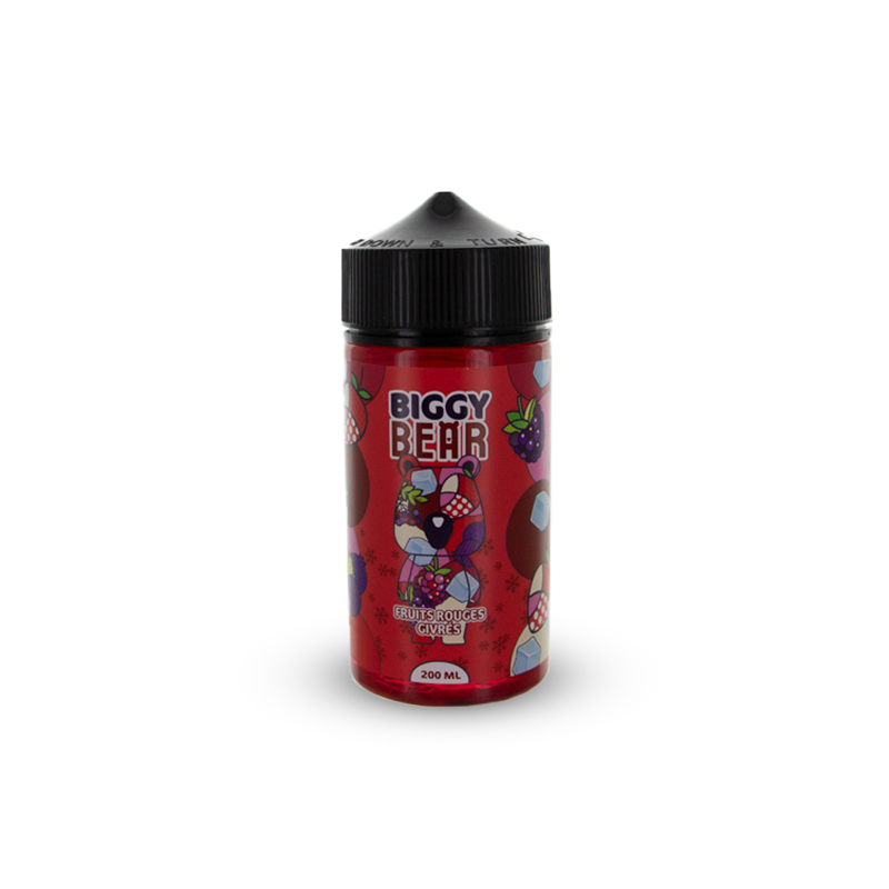 Eliquide FRUITS ROUGES GIVRES 200ML BIGGY BEAR  sur Anticlope expert en cigarettes électroniques depuis 2011